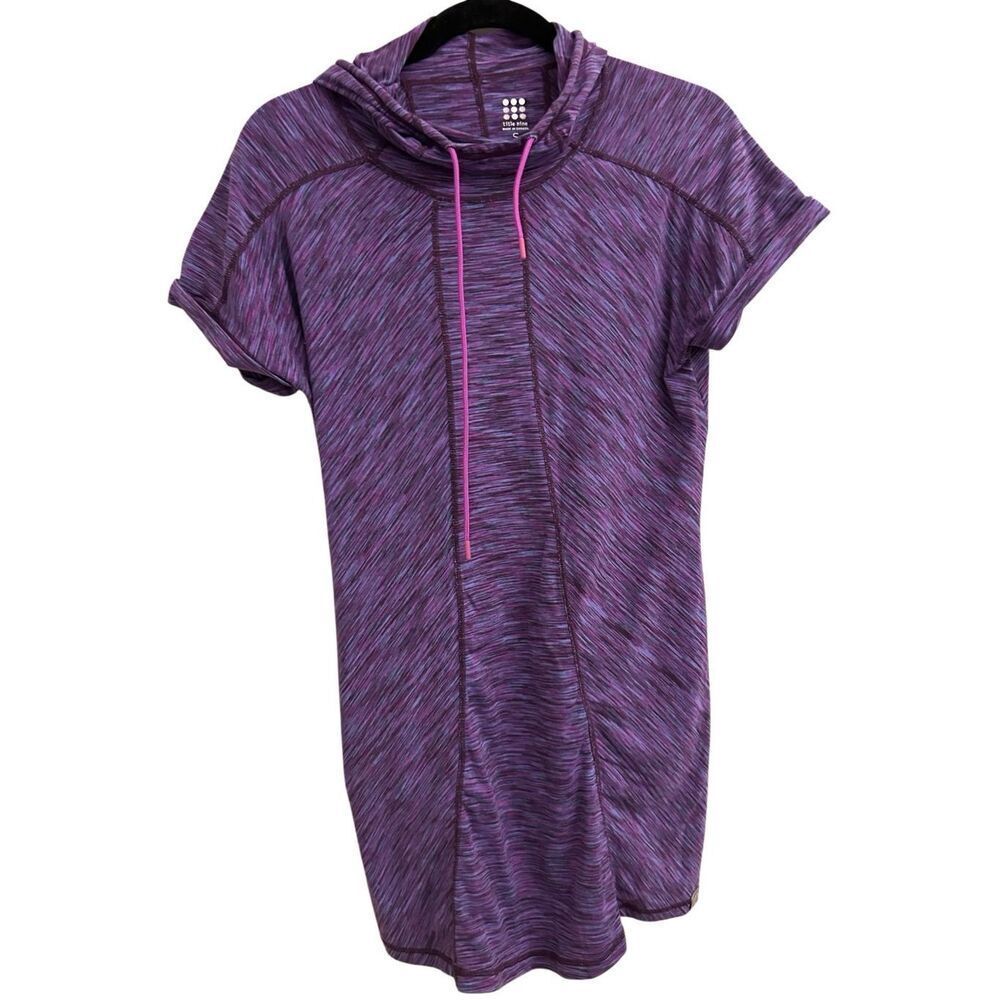 Title Nine Wildflower Purple Space Dye Bonny Tunic Dress sz S